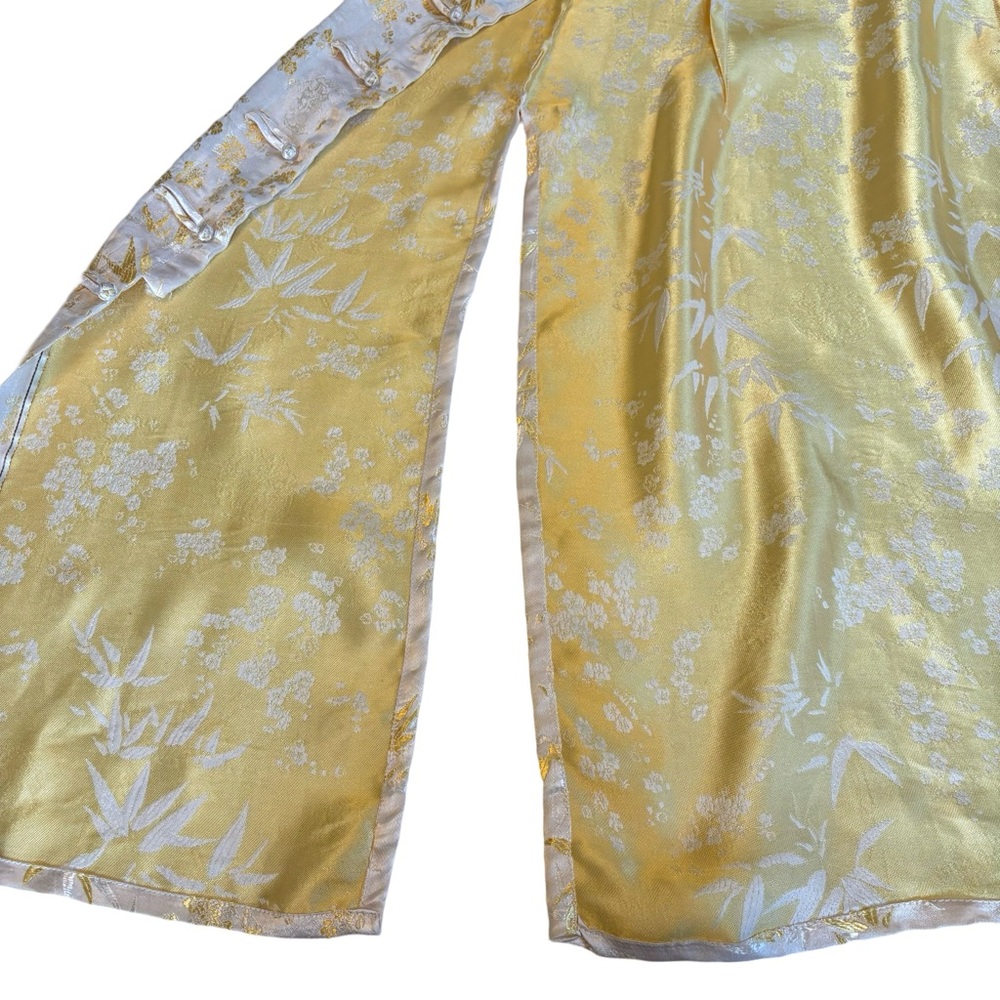 Vintage‎ Asian Silk Embroidered Brocade Coat - Picture 7 of 13